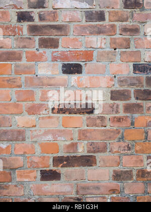 Alte Mauer in verschiedenen Farben, Hintergrund Textur Stockfoto