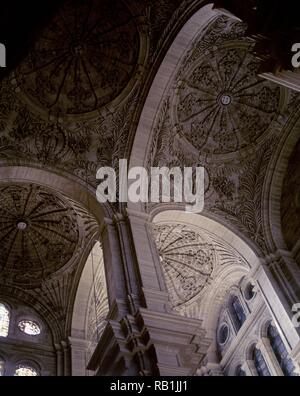 Interieur DE LAS NAVES. Lage: CATEDRAL DE LA ENCARNACION. Malaga. Spanien. Stockfoto