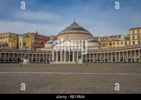 Plebecito Square in Neapel Stockfoto