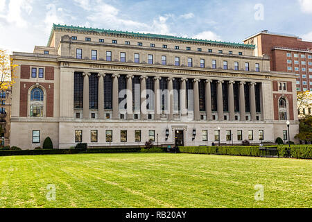 Butler Bibliothek Gebäude an der Columbia University, New York, USA Stockfoto