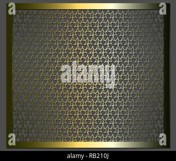 St. Patrick's Day Hintergrund. Laserschneiden. Holzschnitt vector Gitter Panel. Stock Vektor