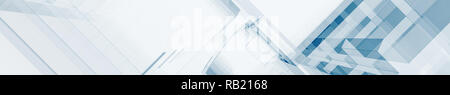 Blaues Glas moderne 3D-Rendering Stockfoto