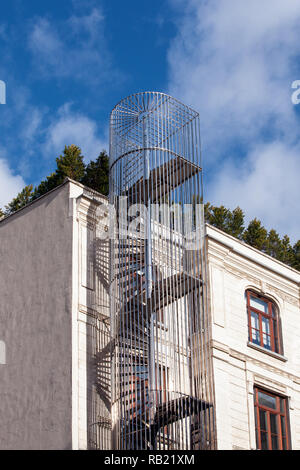 Not Spindeltreppe in Istanbul Stockfoto