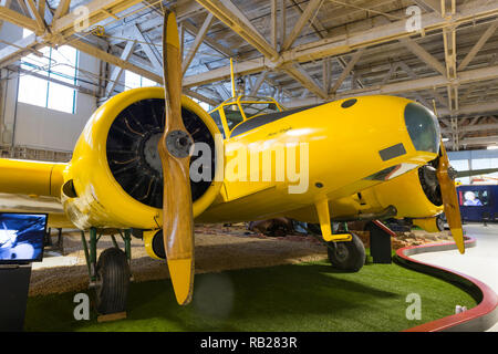 Avro Anson MK2 an der Edmonton Aviation Museum Stockfoto