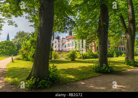 Eutin Palace, Kulturdenkmal, die ehemalige Residenz des Erzbischofs von Lübeck, und die Herzöge von Oldenburg, Holstein, Schleswig-Holstein, Deutschland Stockfoto