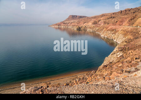 Am Ufer des Toten Meer, Jordanien, Asien | der jordanischen Ufer des Toten Meeres, Jordanien, Asien Stockfoto