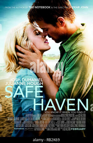 Safe Haven (2013) von Lasse Hallström Regie und Hauptdarsteller Julianne Hough, Josh Duhamel und Cobie Smulders. Eine Frau auf der Flucht einer traumatischen Vergangenheit verliebt sich auf der Flucht. Stockfoto