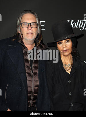 Los Angeles, Ca, USA. 5 Jan, 2019. Kerry Brown, Linda Perry, auf das J/P HRO & Katastrophenhilfe Gala gehostet von Sean Penn im Wiltern Theater in Los Angeles, Caliornia am 5. Januar 2019. Credit: Faye Sadou/Medien Punch/Alamy leben Nachrichten Stockfoto