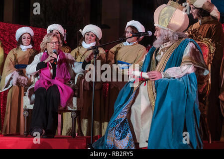 Madrid, Spanien. 5. Jan 2019. Credit: CORDON PRESSE/Alamy leben Nachrichten Stockfoto