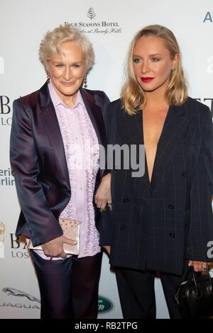 Kalifornien, USA. 5. Jan 2019. Kalifornien, USA. 5. Jan 2019. Glenn Close und Tochter Annie Starke an der 2019 BAFTA Awards Los Angeles Saison Tea Party im Hotel Vier Jahreszeiten in Beverly Hills, Kalifornien, USA, am 05. Januar 2019. | Verwendung der weltweiten Kredit: dpa Picture alliance/Alamy Leben Nachrichten Quelle: dpa Picture alliance/Alamy leben Nachrichten Stockfoto