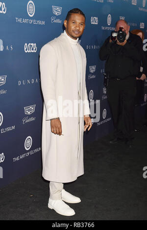 Los Angeles, USA. 05 Jan, 2019. LOS ANGELES, Ca - 05. Januar: Usher teilnehmen Michael Muller ist der Himmel, durch die Kunst der Elysium an einem privaten Ort, vorgelegt am 5. Januar 2019 in Los Angeles, Kalifornien. Quelle: Jeffrey Mayer/Alamy leben Nachrichten Stockfoto