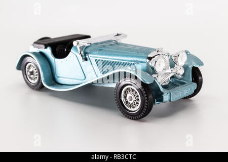 Matchbox Modelle von Yesteryear Y-1 Jaguar SS100 1936 Modellauto Stockfoto