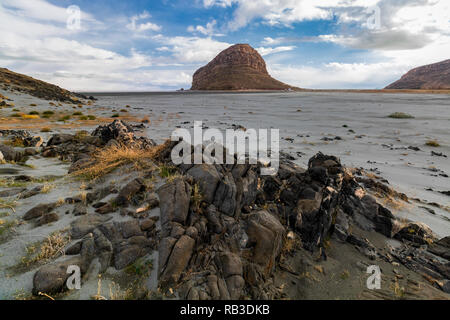 Urmia See - Kazim Dashi Stockfoto