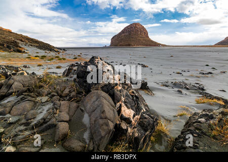 Urmia See - Kazim Dashi Stockfoto