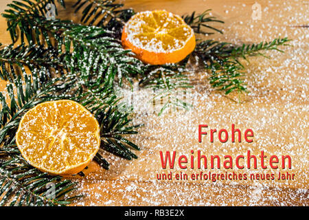 Frohe Weihnachten und ein glückliches Neues Jahr Stockfoto