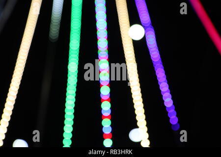 Licht blured Hintergrund von LED-Licht Stockfoto