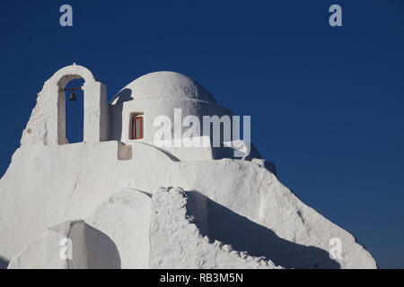 14. jahrhundert Paraportiani Kirche auf der Insel Mykonos, Griechenland Stockfoto