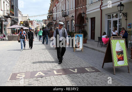 Davit Aghmashenebeli Avenue in Tiflis Stockfoto