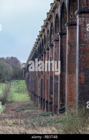 Ouse Tal Viadukt, Sussex Stockfoto