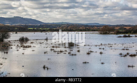 Entlang dem Tal der Adur, West Sussex Stockfoto