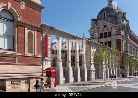 Sackler Innenhof, Victoria & Albert Museum, Kensington, London, UK Stockfoto