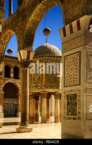 Der Ummayad Moschee oder der Großen Moschee von Damaskus. Syrien, Naher Osten Stockfoto