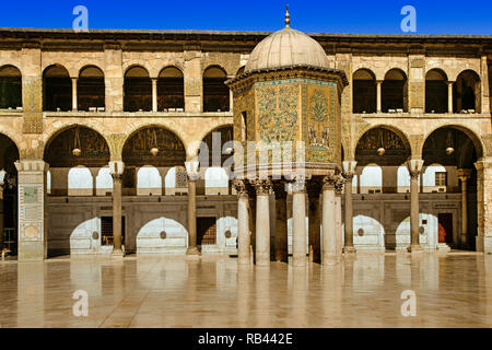 Der Ummayad Moschee oder der Großen Moschee von Damaskus. Syrien, Naher Osten Stockfoto