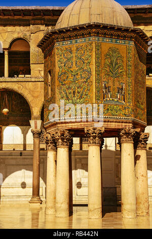 Der Ummayad Moschee oder der Großen Moschee von Damaskus. Syrien, Naher Osten Stockfoto