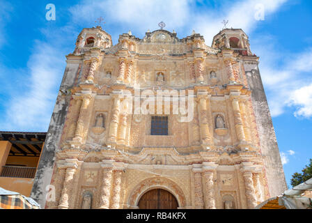 Santo Domingo Kirche, San Cristobal de Las Casas, Chiapas, Mexiko Stockfoto