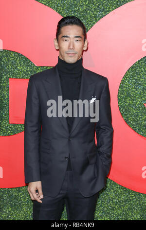 GQ Männer des Jahres Party 2018 - Ankunft mit: Naoki Wo: Los Angeles, Kalifornien, Vereinigte Staaten, wenn: 06 Dez 2018 Credit: Sheri Determan/WENN.com Stockfoto