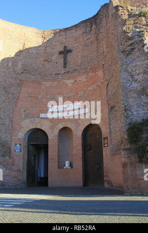 Rom, Italien, 28. Dezember 2018: die Basilika Santa Maria delgi Angeli e dei Martiri in Rom, Italien Stockfoto