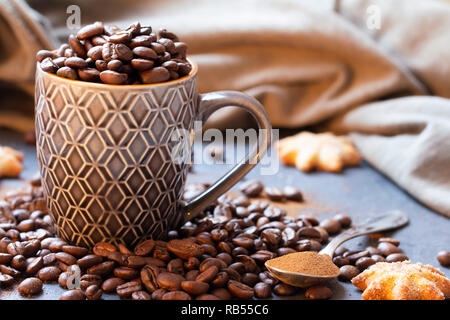 Kaffee noch Leben Stockfoto