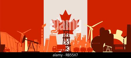 Energie und Power Icons Set. Header banner Stock Vektor