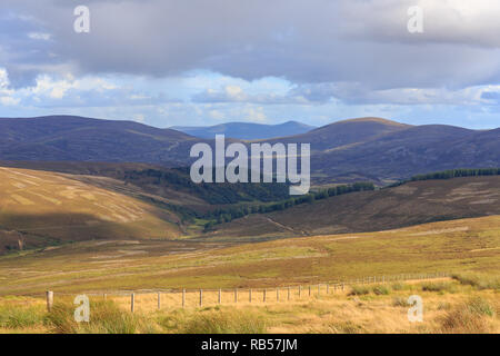 Impressionen vom Cairngorms National Park in Schottland, UK im August 2018. Stockfoto