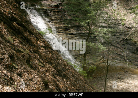 Buttermilch fällt in der Cuyahoga Valley National Park, OH Stockfoto