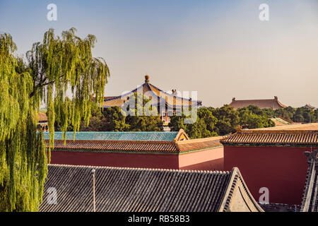 Alte königliche Paläste der Verbotenen Stadt in Peking, China Stockfoto