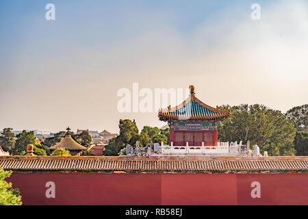 Alte königliche Paläste der Verbotenen Stadt in Peking, China Stockfoto