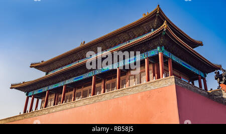 Alte königliche Paläste der Verbotenen Stadt in Peking, China Stockfoto