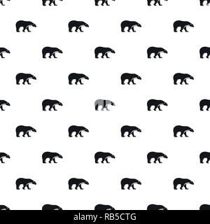 Polar bear Muster nahtlose Vektor wiederholen Geometrische für jede Web Design Stock Vektor