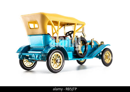 Matchbox Modelle von gestern Y-12 Thomas Flyabout 1909 Modellauto Stockfoto