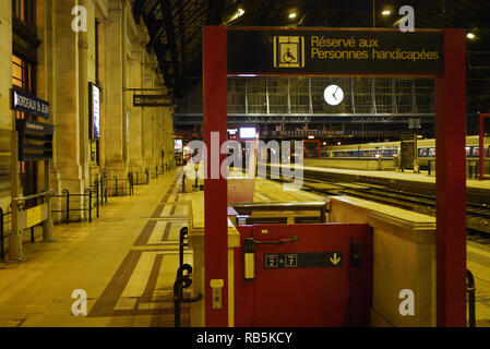 Bahnhof Saint-Jean, Bordeaux, Gironde, Frankreich Stockfoto