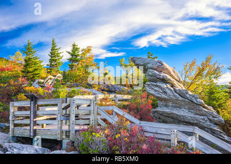 Grandfather Mountain, North Carolina, USA. Stockfoto