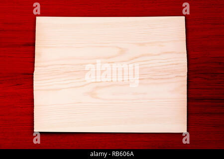 Rahmen mit aus Holz Platten Stockfoto