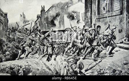 Illustration der Dauntiless Heldentum der britischen bewacht, die den Tag gerettet. Datiert 1917 Stockfoto