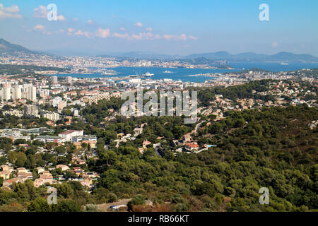 Allgemeine Ansicht von Toulon (Var, Frankreich) Stockfoto