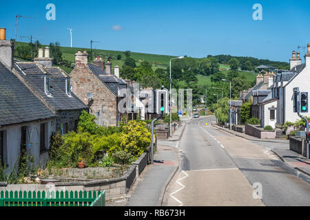 Die Gebäude und Architektur im Dorf Invergordon, Schottland, Großbritannien, Europa. Stockfoto