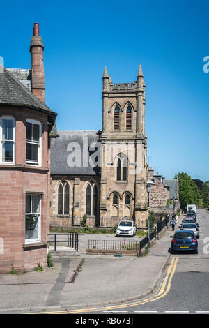 Die Gebäude und Architektur im Dorf Invergordon, Schottland, Großbritannien, Europa. Stockfoto