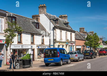 Die Gebäude und Architektur im Dorf Invergordon, Schottland, Großbritannien, Europa. Stockfoto