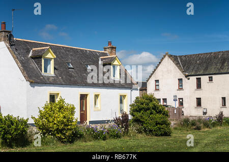 Die Gebäude und Architektur im Dorf Invergordon, Schottland, Großbritannien, Europa. Stockfoto