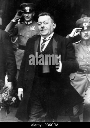 Friedrich Ebert (1871 - 1925) deutscher Politiker der Sozialdemokratischen Partei Deutschlands (SPD) und der erste Präsident der Bundesrepublik Deutschland von 1919 bis 1925. Stockfoto